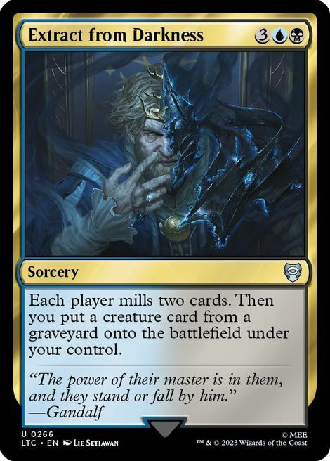 Extract from Darkness Card Front