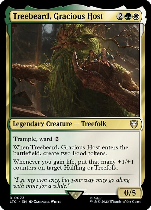 Treebeard, Gracious Host Card Front