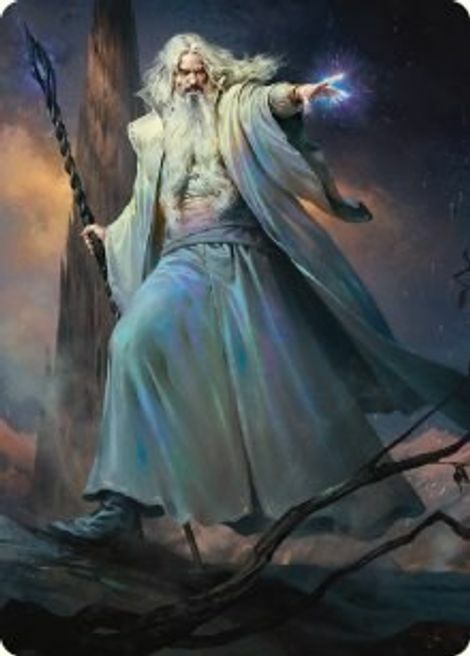 Art Series: Saruman of Many Colors Card Front