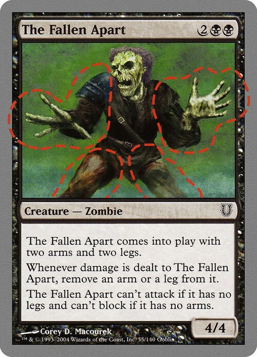 The Fallen Apart Card Front