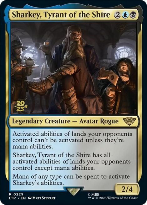 Sharkey, Tyrant of the Shire Card Front