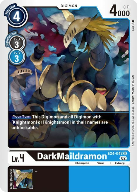 DarkMaildramon Card Front