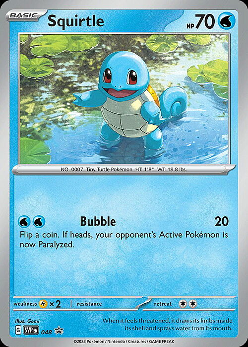 Squirtle Card Front