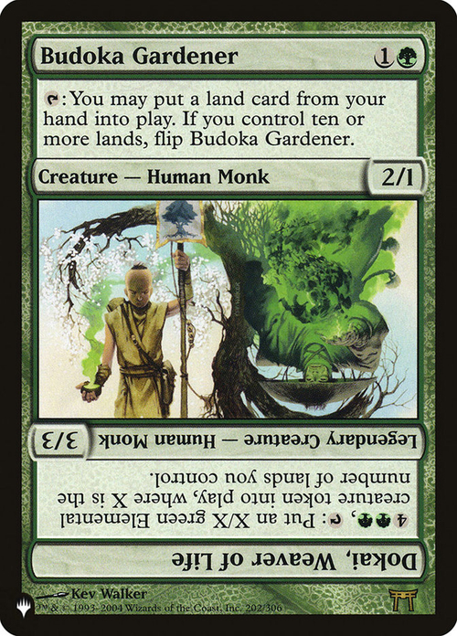 Budoka Gardener // Dokai, Weaver of Life Card Front