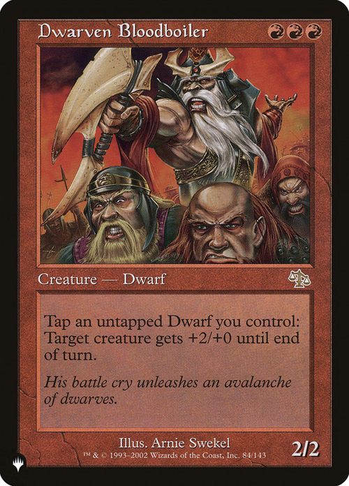 Dwarven Bloodboiler Card Front