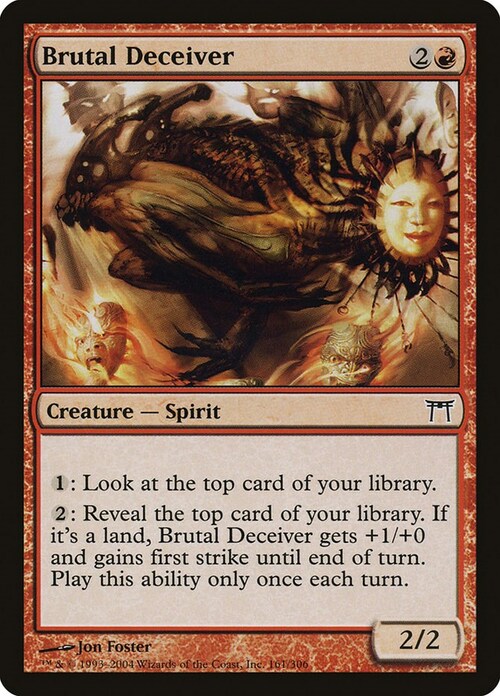 Brutal Deceiver Card Front