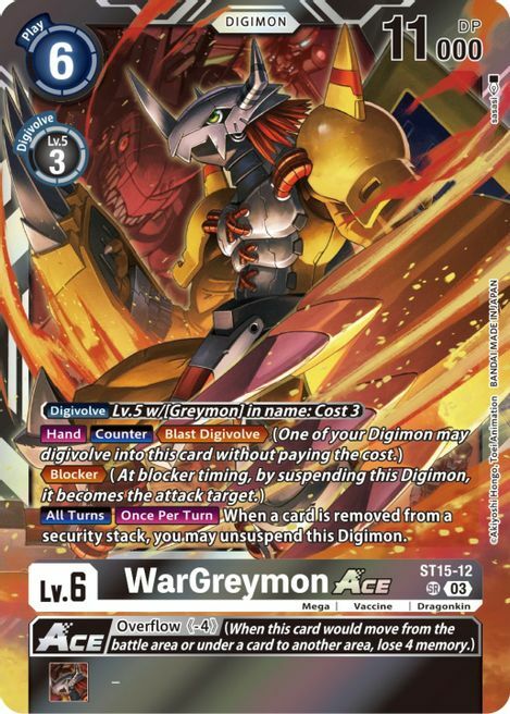 WarGreymon Ace Card Front