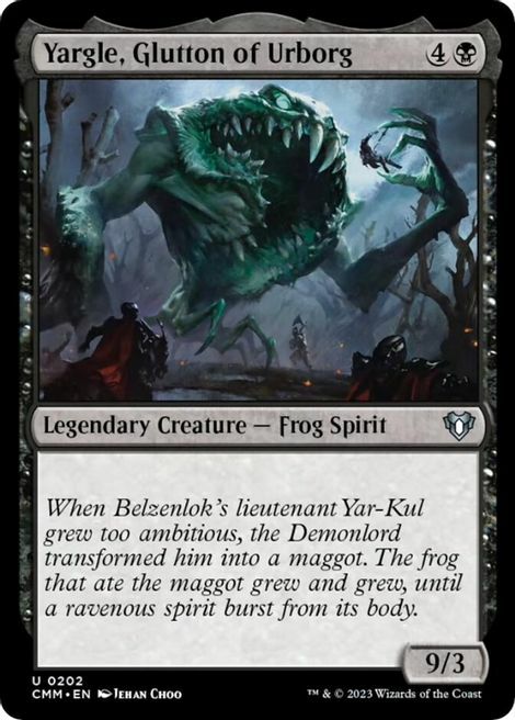 Yargle, Glutton of Urborg Card Front