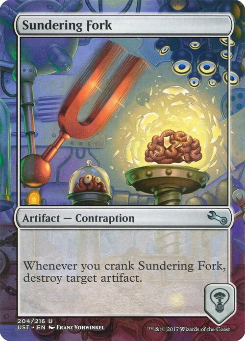 Sundering Fork Card Front