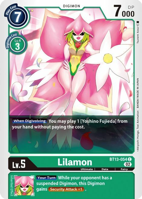 Lilamon Card Front