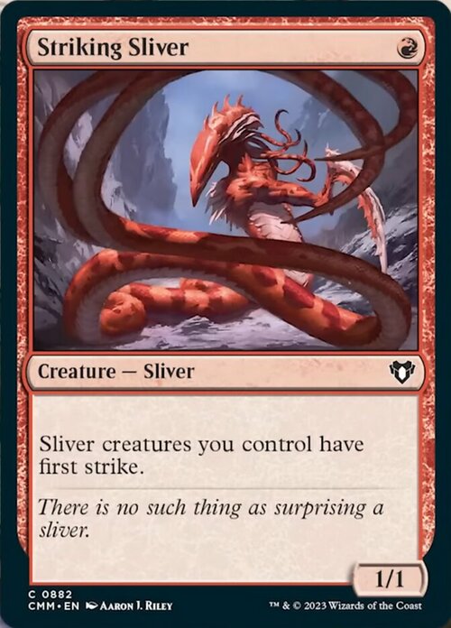 Striking Sliver Card Front