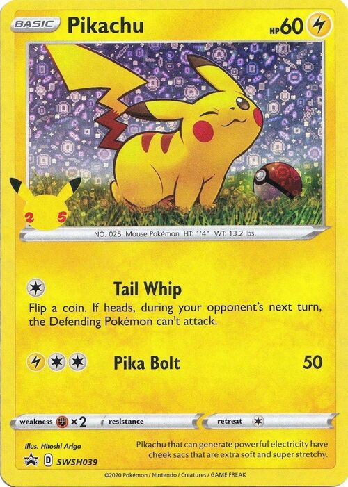 Pikachu Card Front