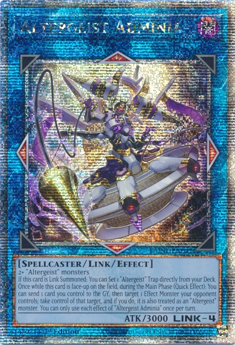 Altergeist Adminia Card Front