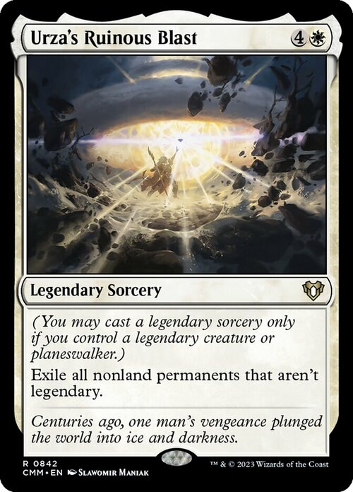 Urza's Ruinous Blast Card Front