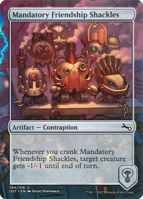 Mandatory Friendship Shackles Card Front