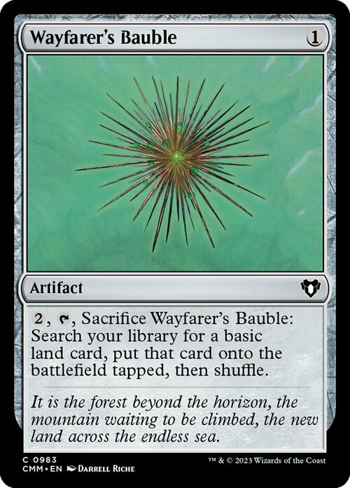 Wayfarer's Bauble Card Front