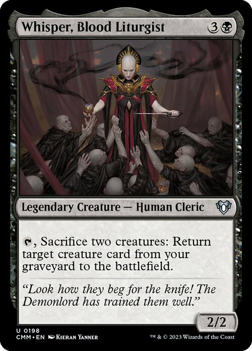 Whisper, Blood Liturgist Card Front