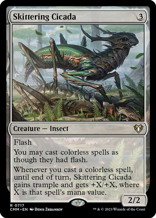 Skittering Cicada Card Front