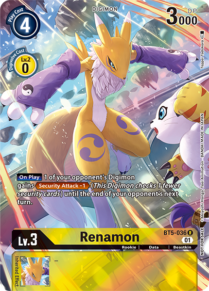 Renamon Card Front