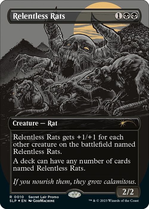 Relentless Rats Card Front