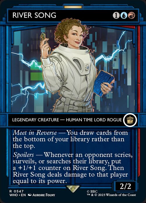 River Song Card Front