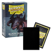 100 Dragon Shield Outer Sleeves - Black Matte