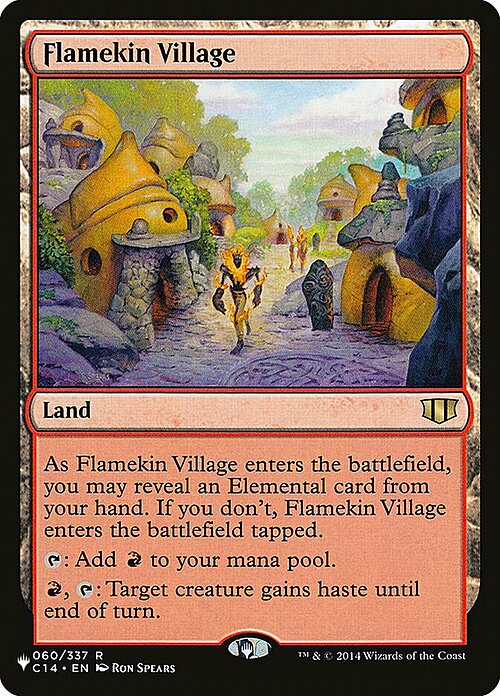 Flamekin Village Card Front