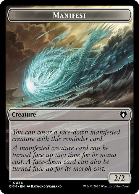 Manifest // Eldrazi Scion Card Front