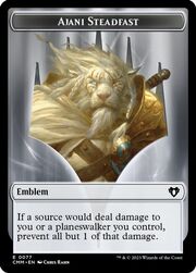 Ajani Steadfast Emblem // Wizard