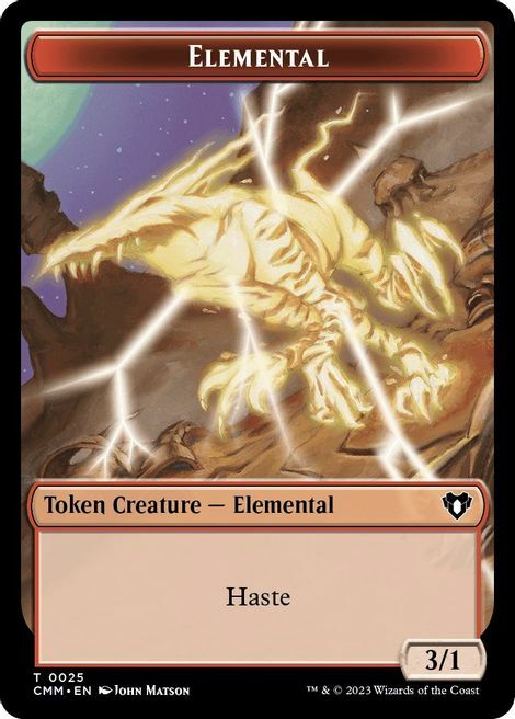 Elemental // Eldrazi Spawn Card Front