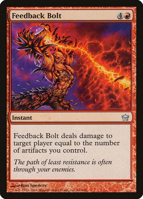 Feedback Bolt Card Front