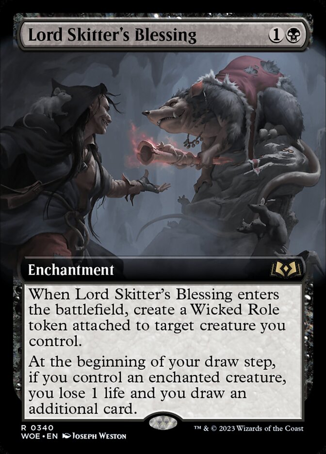 Lord Skitter's Blessing Wilds of Eldraine Collectors, Magic