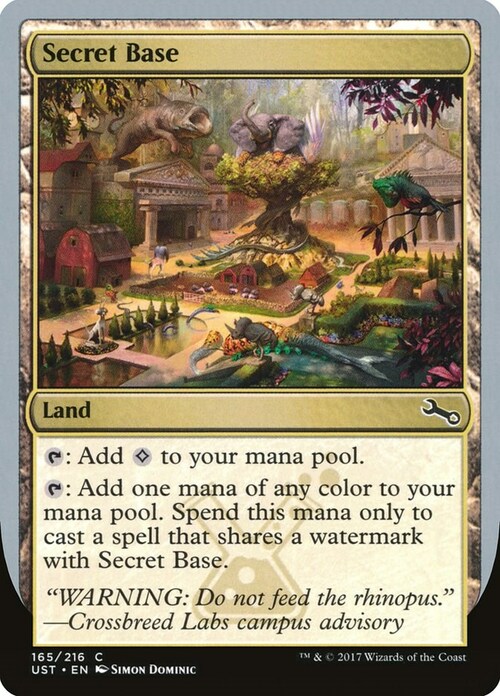 Secret Base Card Front