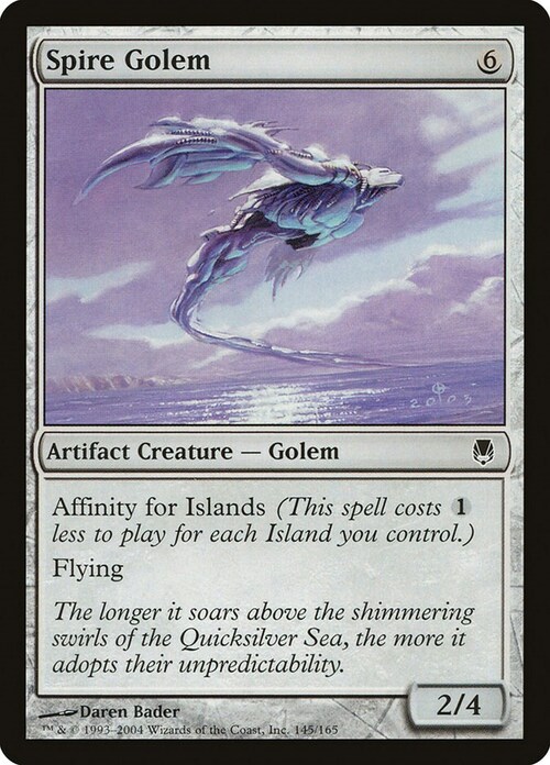 Spire Golem Card Front