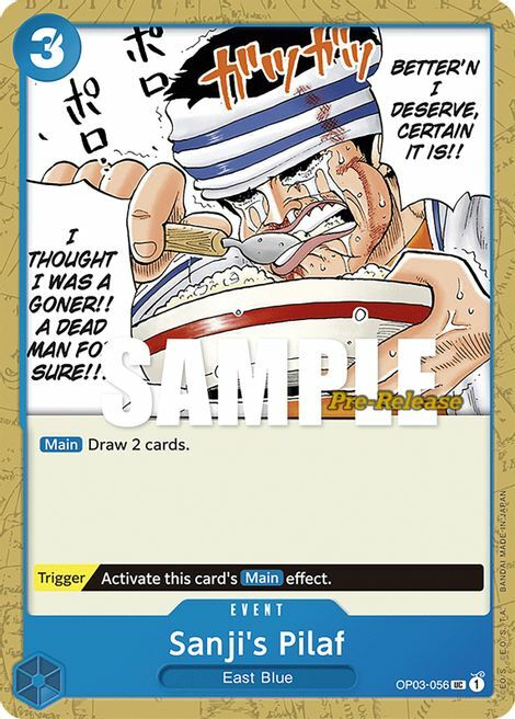 Sanji's Pilaf Card Front