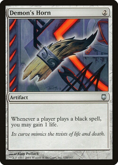 Demon's Horn Card Front