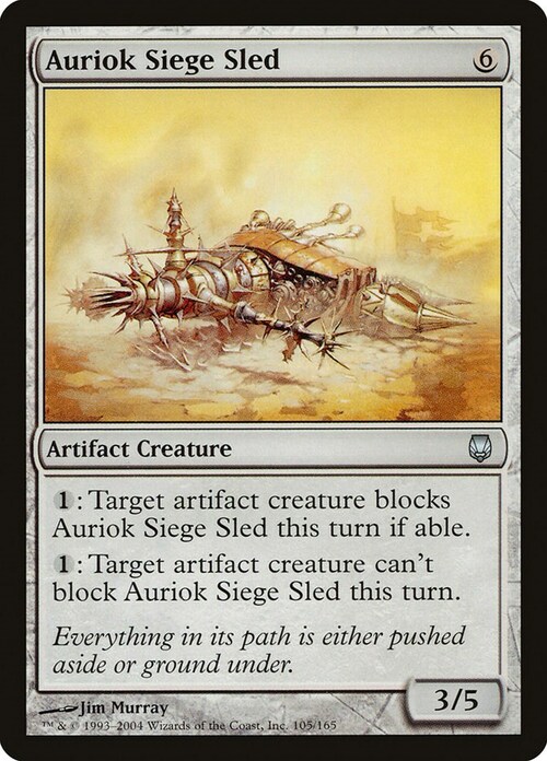 Auriok Siege Sled Card Front