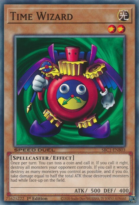 Time Wizard Card Front