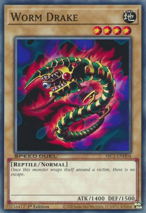 Worm Drake Card Front