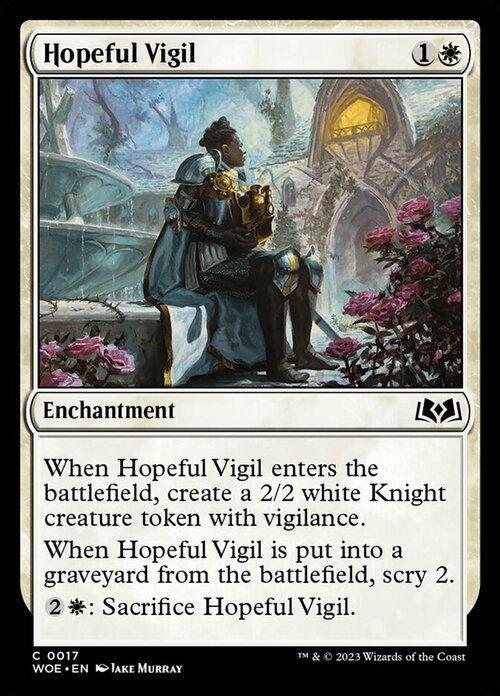 Hopeful Vigil Card Front