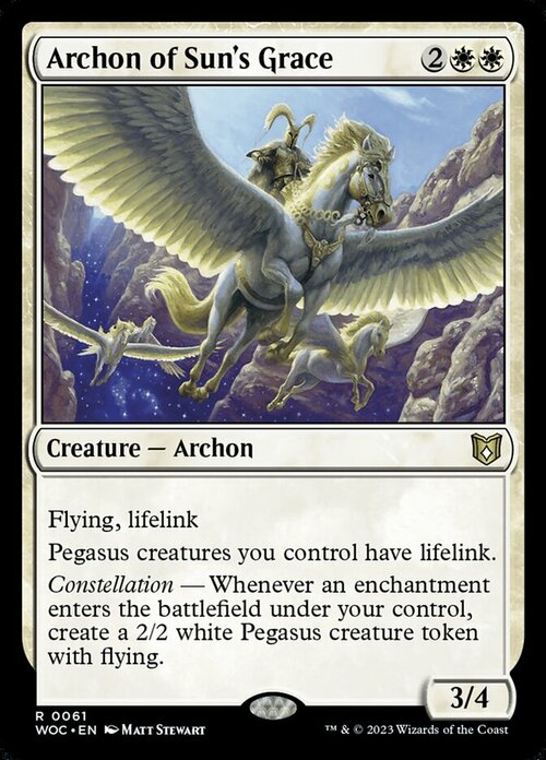 Archon of Sun's Grace Card Front