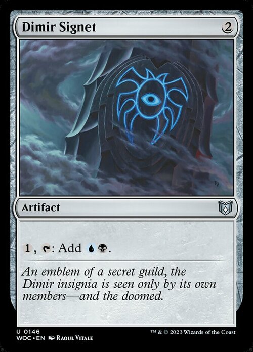 Dimir Signet Card Front