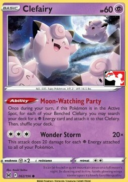 Clefairy Card Front