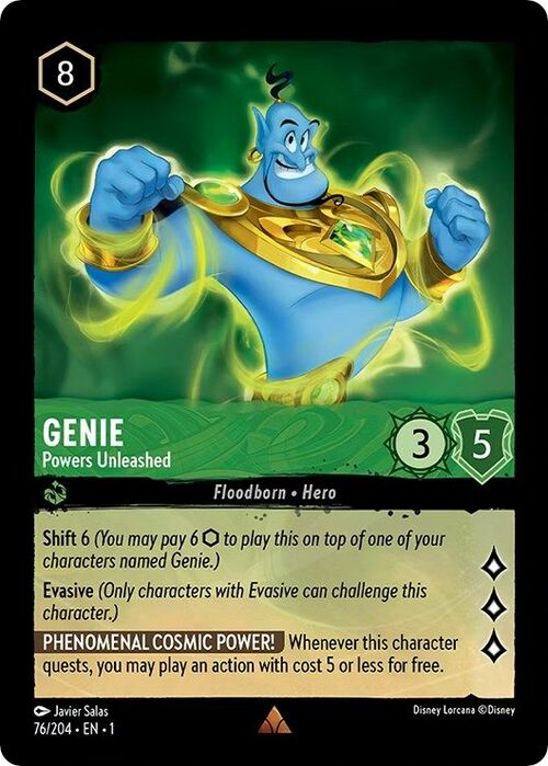 Genie - Powers Unleashed Card Front