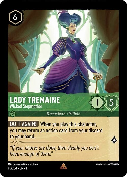 Lady Tremaine - Wicked Stepmother Card Front