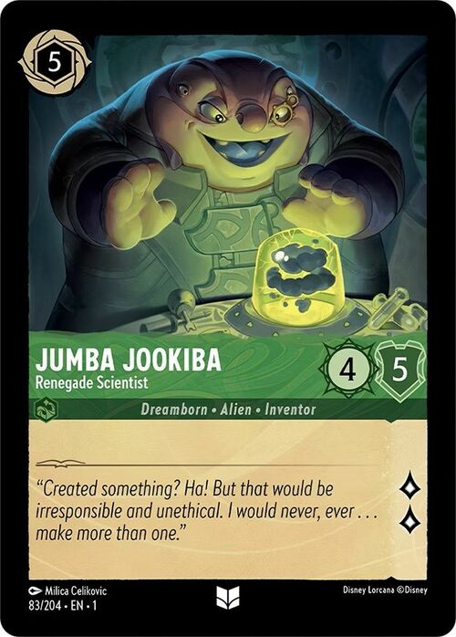 Jumba Jookiba - Renegade Scientist Card Front