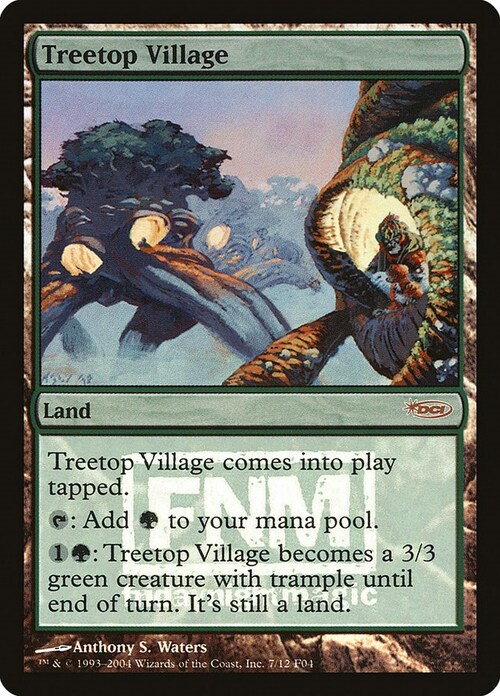 Treetop Village Card Front