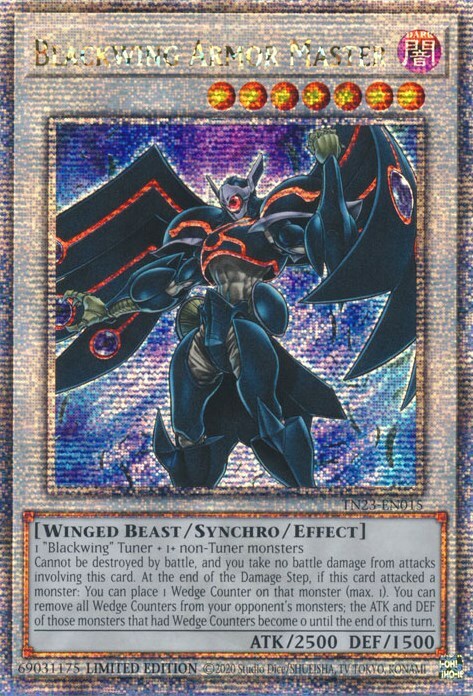 Blackwing Armor Master Card Front