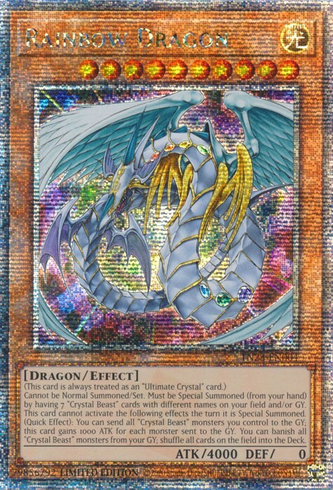 Rainbow Dragon Card Front