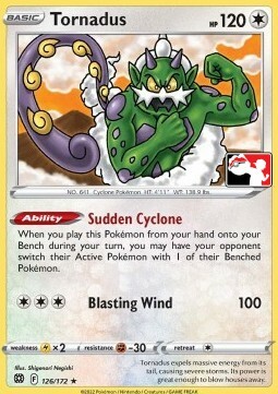 Tornadus Card Front